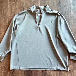 Cutter & Buck Men's Big & Tall Quarter Zip Pullover - Gray - Size 3XB